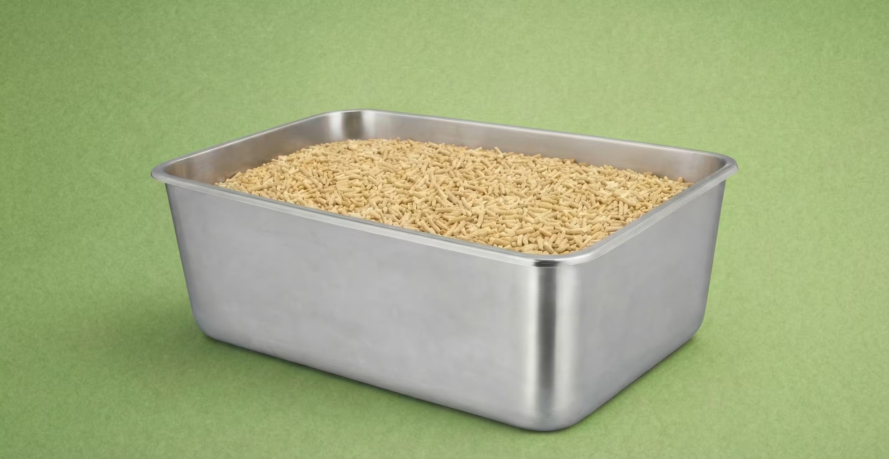 CatSkills litter product with labeled feature zones