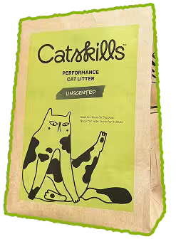 Bag of Catskills cat litter